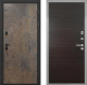 Входная металлическая Дверь Интекрон (INTECRON) Профит Black Гранж Гладкая Эковенге поперечный в Кашире