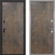 Входная металлическая Дверь Интекрон (INTECRON) Профит Black Гранж Гладкая Гранж в Кашире
