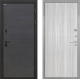 Входная металлическая Дверь Интекрон (INTECRON) Профит Black Эковенге В-07 с молдингом Сандал белый в Кашире