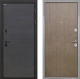 Входная металлическая Дверь Интекрон (INTECRON) Профит Black Эковенге Гладкая шпон Венге коричневый в Кашире