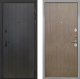 Входная металлическая Дверь Интекрон (INTECRON) Профит Black ФЛ-295 Гладкая шпон Венге коричневый в Кашире