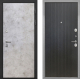 Входная металлическая Дверь Интекрон (INTECRON) Гектор Мрамор Светлый ФЛ-295 Лофт черный в Кашире