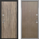 Входная металлическая Дверь Интекрон (INTECRON) Гектор Дуб Турин Гладкая шпон Венге коричневый в Кашире
