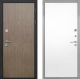 Входная металлическая Дверь Интекрон (INTECRON) Гектор Венге Коричневый Гладкая Силк Сноу в Кашире
