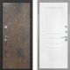 Входная металлическая Дверь Интекрон (INTECRON) Гектор Гранж ФЛ-243 Белый матовый в Кашире