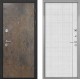 Входная металлическая Дверь Интекрон (INTECRON) Гектор Гранж В-07 с молдингом Лофт белый в Кашире