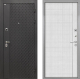 Входная металлическая Дверь Интекрон (INTECRON) Олимпия Black 4К В-07 с молдингом Лофт белый в Кашире