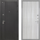 Входная металлическая Дверь Интекрон (INTECRON) Олимпия Black 4К В-07 с молдингом Сандал белый в Кашире