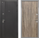 Входная металлическая Дверь Интекрон (INTECRON) Олимпия Black 4К Гладкая Дуб турин в Кашире