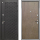 Входная металлическая Дверь Интекрон (INTECRON) Олимпия Black 4К Гладкая шпон Венге коричневый в Кашире