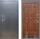 Входная металлическая Дверь Рекс (REX) 11 FL-33 орех тисненый в Кашире
