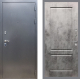 Входная металлическая Дверь Рекс (REX) 11 FL-117 Бетон темный в Кашире