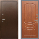 Входная металлическая Дверь Рекс (REX) 1А Медный Антик FL-128 Морёная берёза в Кашире