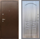 Входная металлическая Дверь Рекс (REX) 1А Медный Антик FL-128 Сандал грей в Кашире