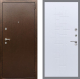 Входная металлическая Дверь Рекс (REX) 1А Медный Антик FL-289 Белый ясень в Кашире