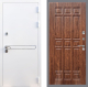 Входная металлическая Дверь Рекс (REX) 27 FL-33 орех тисненый в Кашире