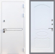 Входная металлическая Дверь Рекс (REX) 27 FL-128 Белый ясень в Кашире