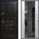 Входная металлическая Дверь Рекс (REX) Премиум-Н СБ-16 Зеркало Белый ясень в Кашире