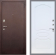 Входная металлическая Дверь Рекс (REX) 2 Медный Антик FL-128 Белый ясень в Кашире