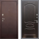 Входная металлическая Дверь Рекс (REX) 2 Медный Антик FL-128 Венге светлый в Кашире