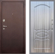 Входная металлическая Дверь Рекс (REX) 2 Медный Антик FL-128 Сандал грей в Кашире