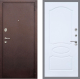Входная металлическая Дверь Рекс (REX) 2 Медный Антик FL-128 Силк Сноу в Кашире