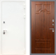 Входная металлическая Дверь Рекс (REX) 5 Белая Шагрень FL-58 Морёная берёза в Кашире