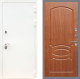 Дверь Рекс (REX) 5 Белая Шагрень FL-128 Морёная берёза в Кашире