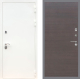Входная металлическая Дверь Рекс (REX) 5 Белая Шагрень GL венге поперечный в Кашире