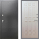 Входная металлическая Дверь Рекс (REX) 2А Серебро Антик FL-33 Беленый дуб в Кашире