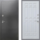 Дверь Рекс (REX) 2А Серебро Антик FL-33 Белый ясень в Кашире