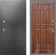 Входная металлическая Дверь Рекс (REX) 2А Серебро Антик FL-33 орех тисненый в Кашире
