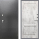 Входная металлическая Дверь Рекс (REX) 2А Серебро Антик FL-117 Бетон светлый в Кашире