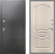 Входная металлическая Дверь Рекс (REX) 2А Серебро Антик FL-128 Беленый дуб в Кашире