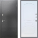 Дверь Рекс (REX) 2А Серебро Антик FL-128 Белый ясень в Кашире