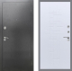 Дверь Рекс (REX) 2А Серебро Антик FL-289 Белый ясень в Кашире