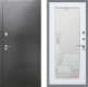 Дверь Рекс (REX) 2А Серебро Антик Зеркало Пастораль Белый ясень в Кашире