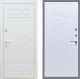 Входная металлическая Дверь Рекс (REX) 8 Силк Сноу FL-289 Белый ясень в Кашире