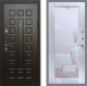 Входная металлическая Дверь Рекс (REX) Премиум 3к Зеркало Пастораль Сандал белый в Кашире