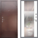 Входная металлическая Дверь Рекс (REX) 1 СБ-16 Зеркало Силк Сноу в Кашире