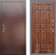 Входная металлическая Дверь Рекс (REX) 1 FL-33 орех тисненый в Кашире