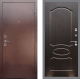 Входная металлическая Дверь Рекс (REX) 1 FL-128 Венге светлый в Кашире