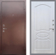Входная металлическая Дверь Рекс (REX) 1 FL-128 Лиственница беж в Кашире