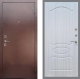 Входная металлическая Дверь Рекс (REX) 1 FL-128 Сандал белый в Кашире