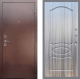 Входная металлическая Дверь Рекс (REX) 1 FL-128 Сандал грей в Кашире