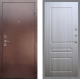 Входная металлическая Дверь Рекс (REX) 1 FL-243 Сандал белый в Кашире