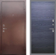 Входная металлическая Дверь Рекс (REX) 1 GL Дуб тангенальный черный в Кашире