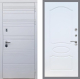 Входная металлическая Дверь Рекс (REX) 14 Силк Сноу FL-128 Белый ясень в Кашире