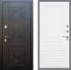 Входная металлическая Дверь Рекс (REX) 10 FL-243 Силк Сноу в Кашире