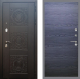 Входная металлическая Дверь Рекс (REX) 10 GL Дуб тангенальный черный в Кашире
